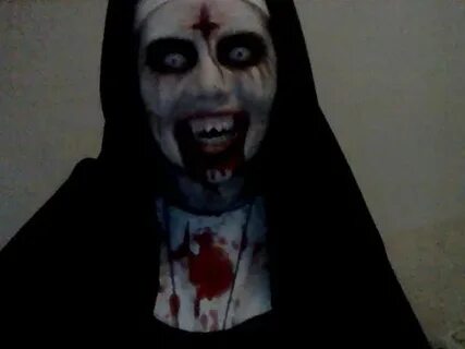 creepy nun Deguisement, Maquillage