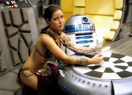 Princess Leia - Golden Bikini Cosplay - 117/375 - Hentai Cos