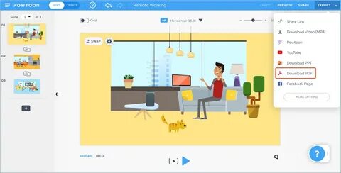 How to download powtoon video