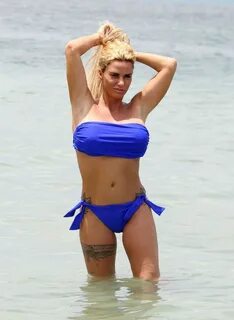 Katie Price in a Blue Bikini - Turkey 04/25/2019 * CelebMafi