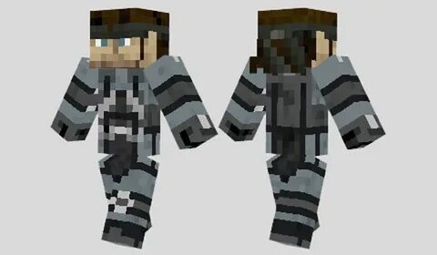 Solid Snake Skin para Minecraft Snake skin, Minecraft, Recor