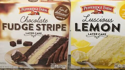 Pepperidge Farm: Chocolate Fudge Stripe & Luscious Lemon Lay