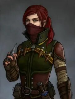 Amber Aires by raen-art on DeviantArt female assassin / rogu