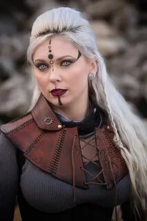 Steampunk Ciri Inspired Collar Etsy Warrior makeup, Viking m