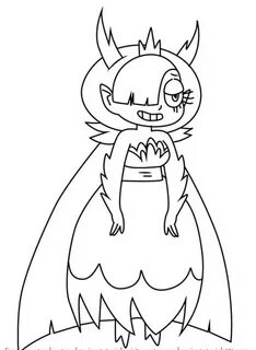 Star vs the Forces of Evil coloring pages. Print the princes