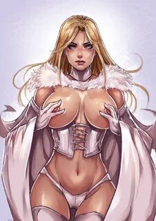 Marvel Emma Frost - Page 1 - HentaiRox