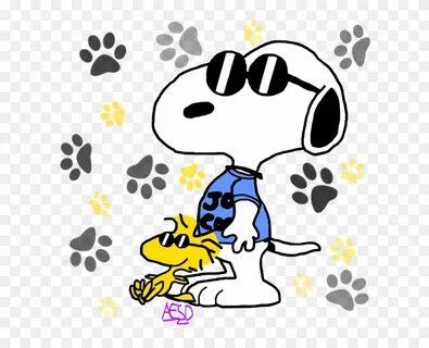Snoopy And Woodstock By Aesd - Snoopy - Free Transparent PNG