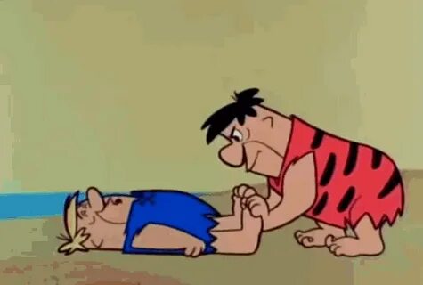Fred Flintstone Barney Rubble GIF - Fred Flintstone Barney R