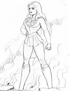 super woman drawing - Google Search Superhero coloring, Supe