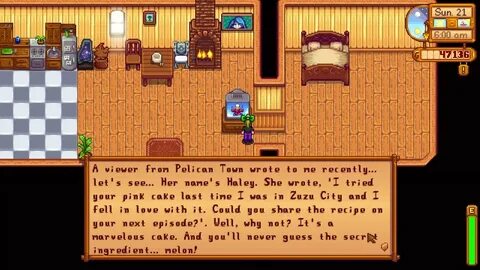 How to learn Pink Cake cooking recipe - Stardew Valley