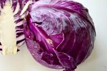 Cabbage dyed eggs - twineandtable