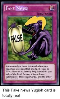 TRAP FAKE News TRAP CARD PAGE You Can Only Activate This Car