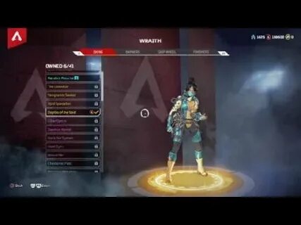 Unlocking Wraith Legendary Skin Depth Of The Void (Apex Lege