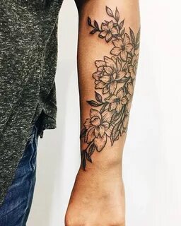 Shoulder Tattoos Jasmine Flower * Half Sleeve Tattoo Site