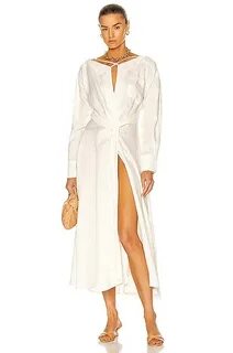 Cult Gaia Willa Dress in Off White FWRD