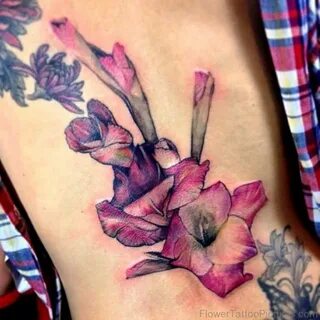 55 Tremendous Gladiolus Flower Tattoos