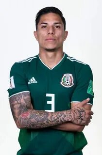 Carlos Salcedo of Mexico poses for a portrait during the off