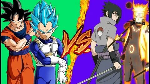 NARUTO AND SASUKE VS GOKU AND VEGETA/ DBZ BUDOKAI TENKAICHI 