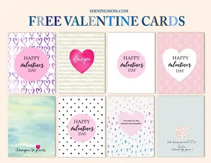 FREE Cool Valentine Cards to Print: New Designs!