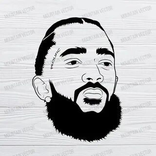 Nipsey Hussle SVG PNG File. Nipsey Hussle Inspired Etsy in 2