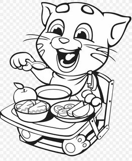 Talking Tom Coloring Pages Related Keywords & Suggestions - 