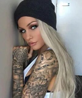 Pin by Maddyson on Inked Girls Blonde tattoo, Blonde beauty,