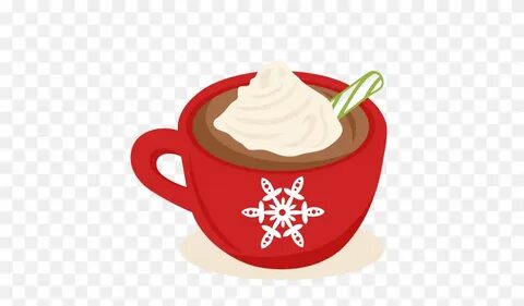 Cool Cartoon Hot Chocolate Chocolate Marshmallow Stock Vecto