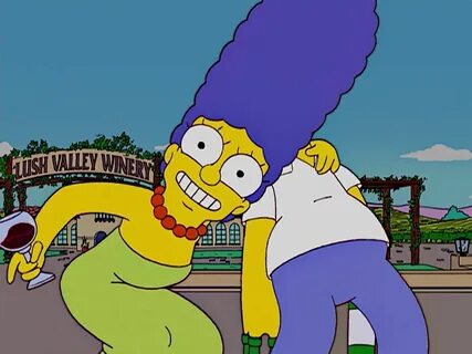 Front Facing Marge Simpson (Co-Dependents Day) The simpsons,