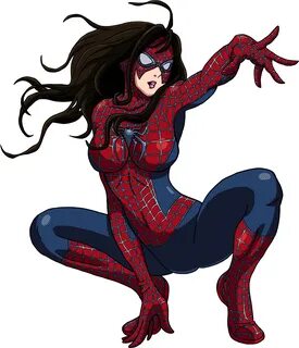 Spider-woman Png Pic - Spider Girl Spider Woman Clipart - Fu