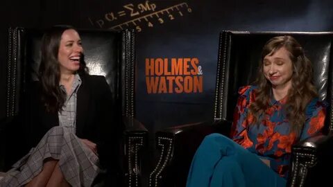 Holmes & Watson Rebecca Hall and Lauren Lapkus General Junke