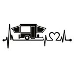 Coleman decal Pop-up Camper decal camping decal pop up campi