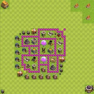 Farming Base TH6 - Clash of Clans - Town Hall Level 6 Base, 