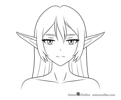 How To Draw Elf Ears Anime - How To Draw