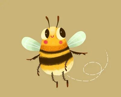 Pin by Sıdıkanur KESKİN on BEES Bee painting, Bee illustrati