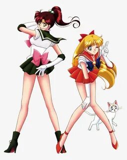 Sailor Moon Sailor Jupiter Sailor Venus Artemis Pose - Sailo
