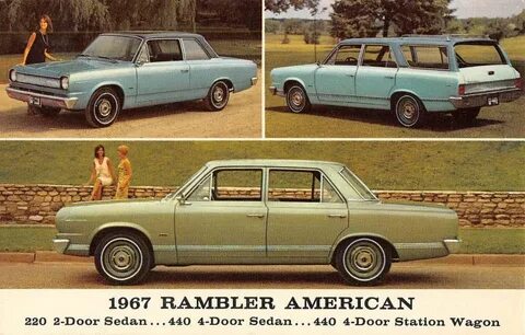 1967 Rambler American Station Wagon Early Autmobile Car Vint