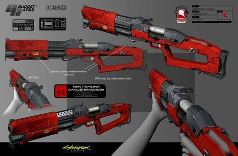 ArtStation - Cyberpunk 2077 Borg Shotgun