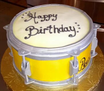 Pearl Snare Drum Cake Cool birthday cakes, Drum cake, Food t