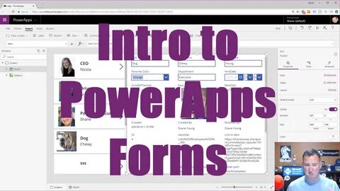 Intro to PowerApps Forms - Power Platform Community