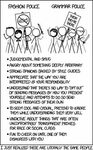 xkcd: Fashion Police and Grammar Police http://xkcd.org/ Gra