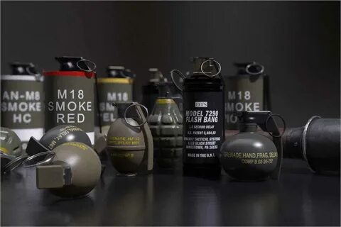 Assorted Grenade Pack 3D Objects Weapons Creativetemplate.