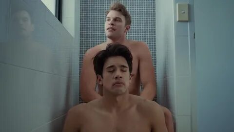 ausCAPS: Francis Mossman and Rupert Raineri shirtless in Pig