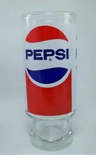 18.30.14 Vintage Pepsi Cola 3 logo 12 fluid ounce pedestal g