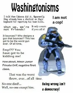 just some Washington sayings Red vs blue, Blue quotes, Rwby 