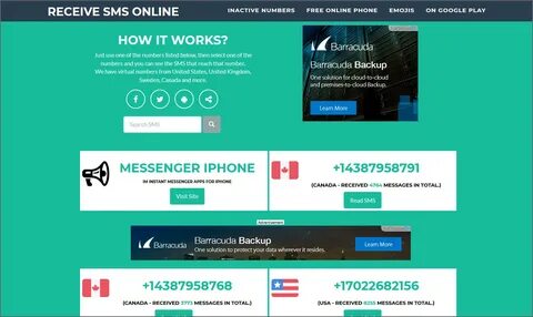 8 Websites To Receive Free SMS Via Virtual Numbers For Onlin
