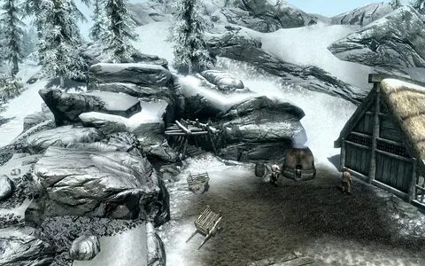 Skyrim: расположение шахт на карте