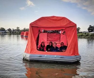 The Floating Shoal Tent: A Wilderness Waterbed - if it's hip