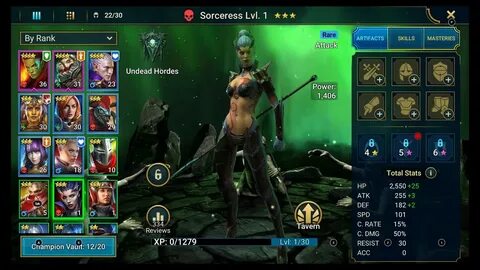 RAID: Shadow Legends - Unlocking SORCERESS (RARE) - YouTube