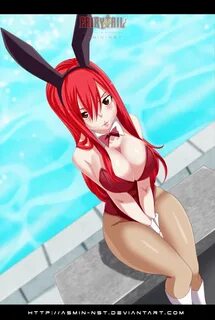 Erza Bunny - Sexy, hot anime and characters tagahanga Art (3