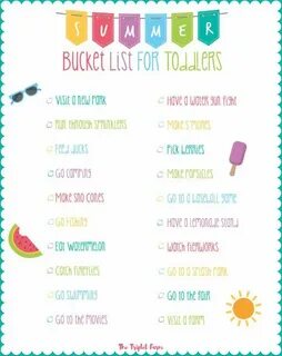 Super Fun Summer Bucket List For Toddlers - The Triplet Farm